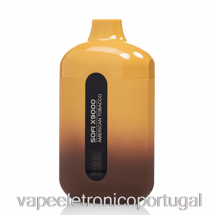 Vape Eletrônico Sofi X9000 Tabaco Americano Descartável Inteligente